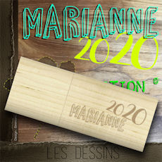 MARIANNE 2020 - La clé + le dossier